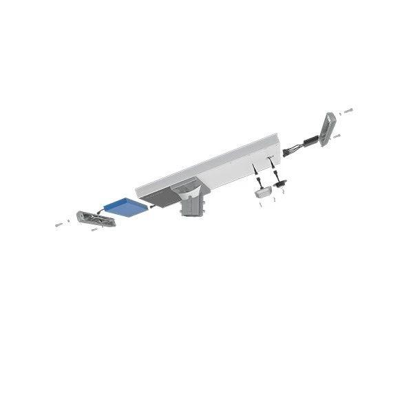 high lumen all in one solar street light